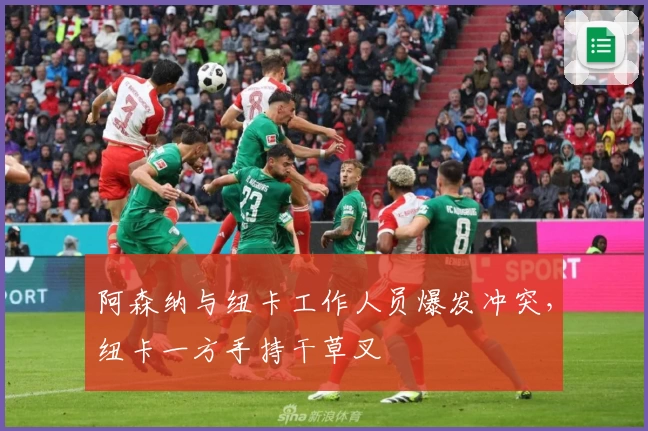 阿森纳与纽卡工作人员爆发冲突，纽卡一方手持干草叉